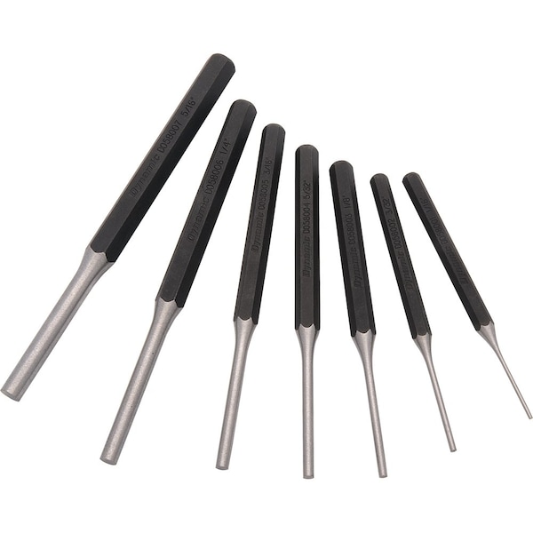Tools 7 Piece Pin Punch Set, 1/16" - 5/16"